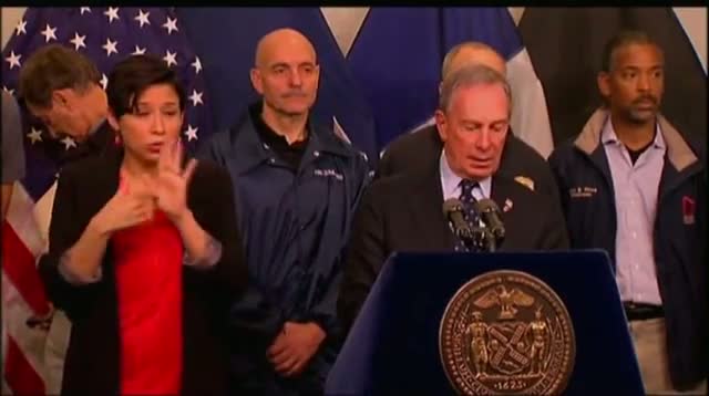 Watch Bloomberg: 18 NYC Fatalities From Sandy Video