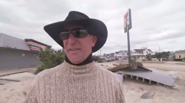Watch Raw - 'Amazing Despair' in N.J. After Storm Video