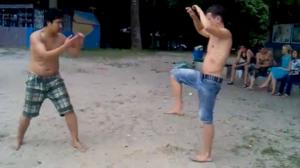 Watch Fight Ended With Brutal Kick Video