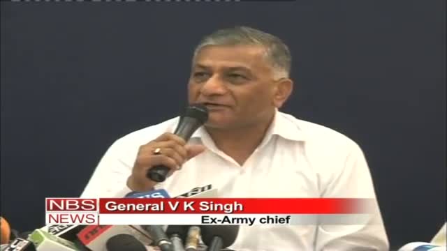 Watch General V K Singh Political or apolitical? Video