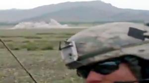 Watch Car Drives Into Artillery Strike Video