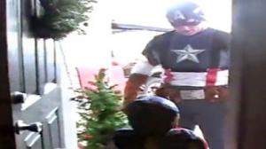 Watch Military Dad Dresses Up as Captain America to Surprise His Son Video