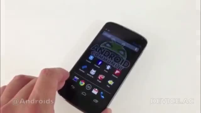 Watch LG Nexus 4 hands-on and first impressions for Android Community Video