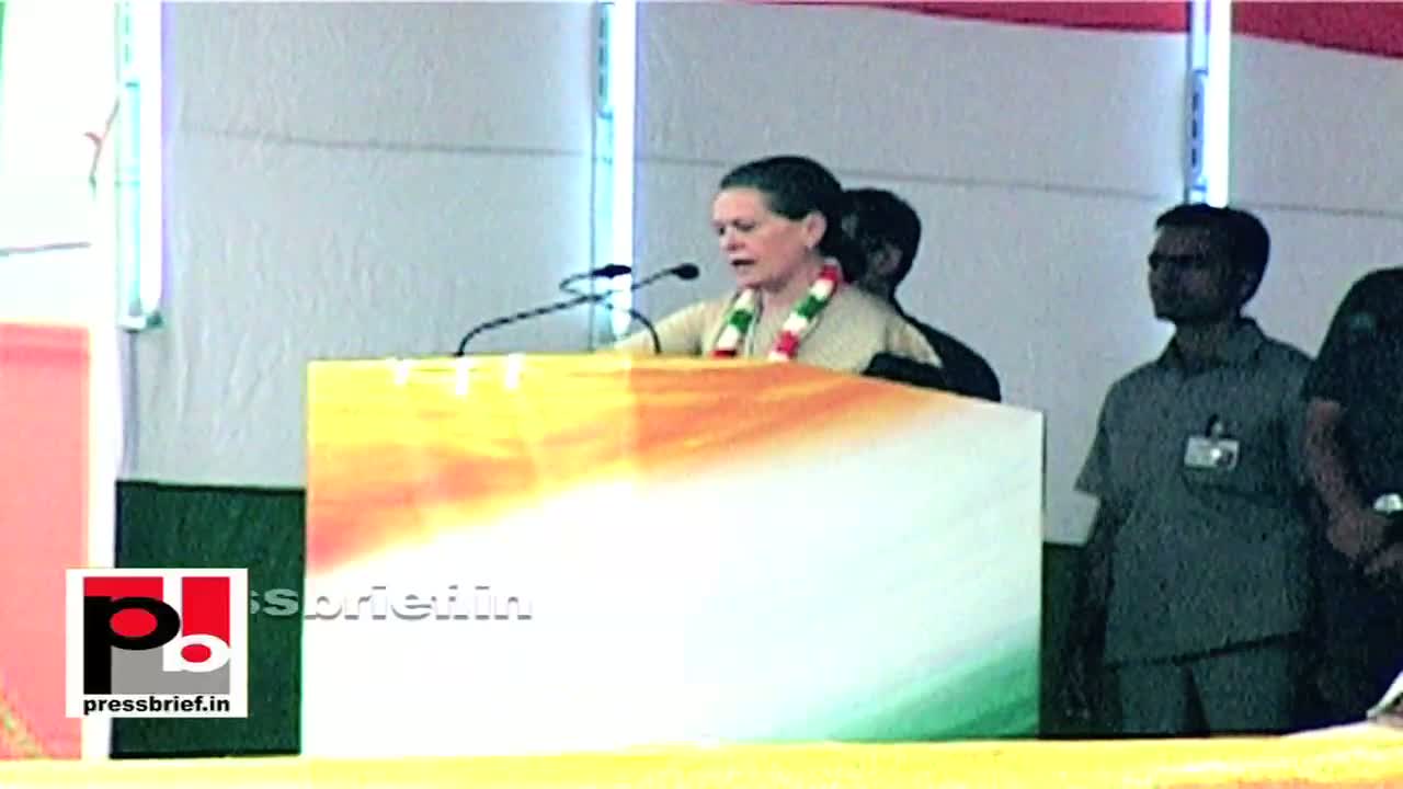Watch Sonia Gandhi in Delhi slams BJP for spreading rumours against Congress, UPA  Video