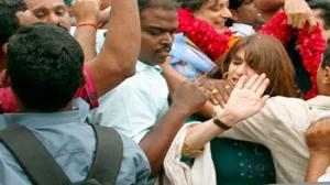 Watch Sunanda Pushkar Slaps Youth Congress worker Video