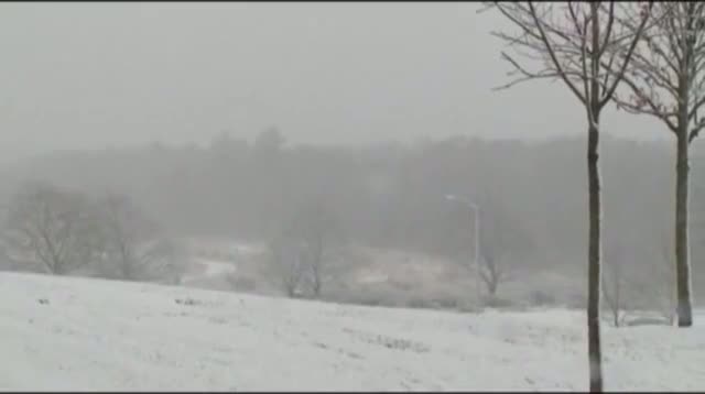 Watch  Raw: Nor'easter Brings New Snow, Wind to Conn. Video