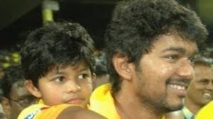 Watch South Actor Vijay with His Son Unseen Video - Profile & Biography Video