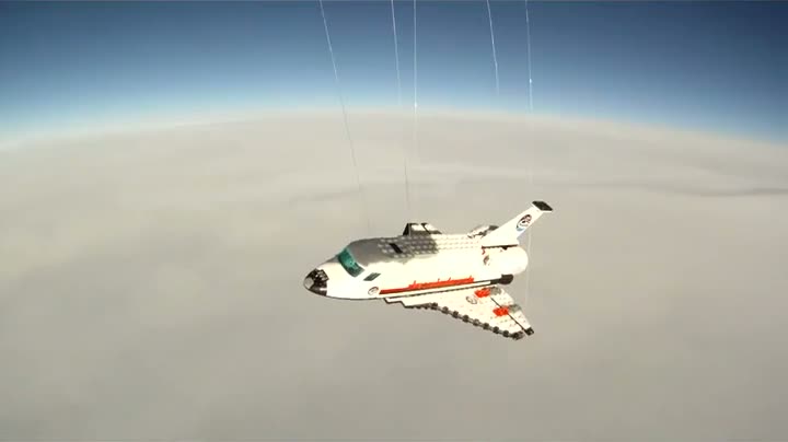 Watch Lego Space Shuttle Actually Sent To Space Video