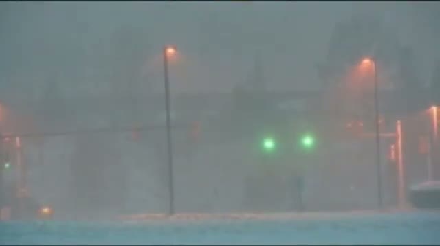 Watch Snow Falls on Sandy's Rubble Video