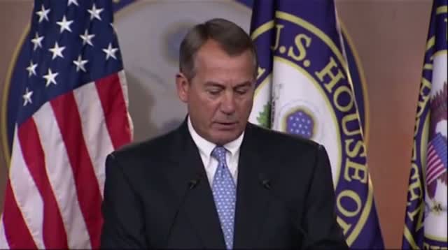 Watch Boehner: Debt Limit Should Be Part of Talks  Video