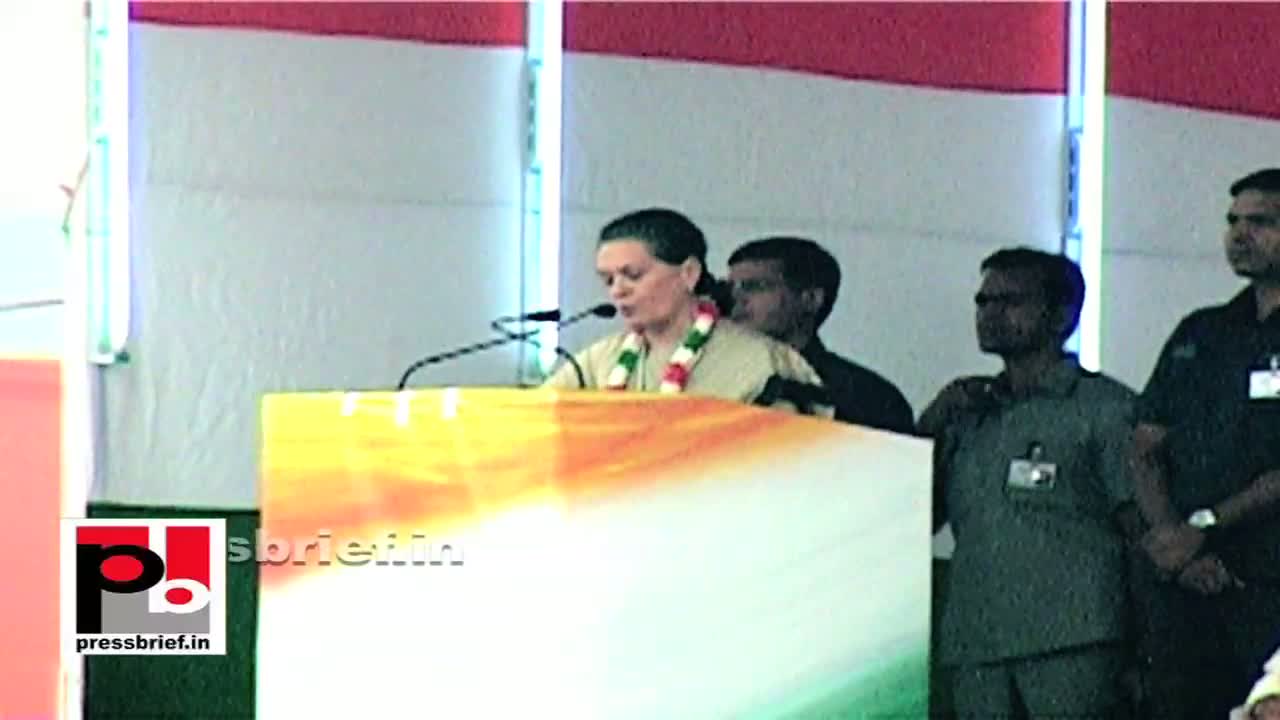 Watch Sonia Gandhi in Delhi: Congress govt. always took measures to tackle price rise  Video