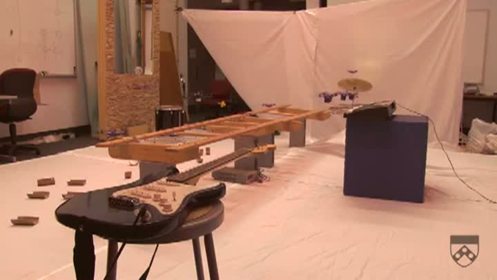 Watch Robot Quadrotors Perform James Bond Theme Video