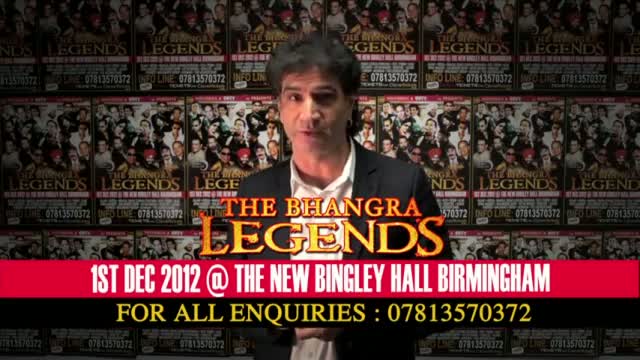 Watch THE BHANGRA LEGENDS CONCERT - APNA SANGEET - VIDEO MESSAGE Video