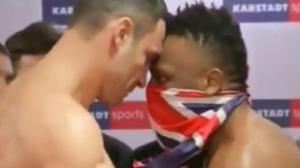 Watch Dereck Chisora Slaps Vitali Klitschko at Weigh-In Video