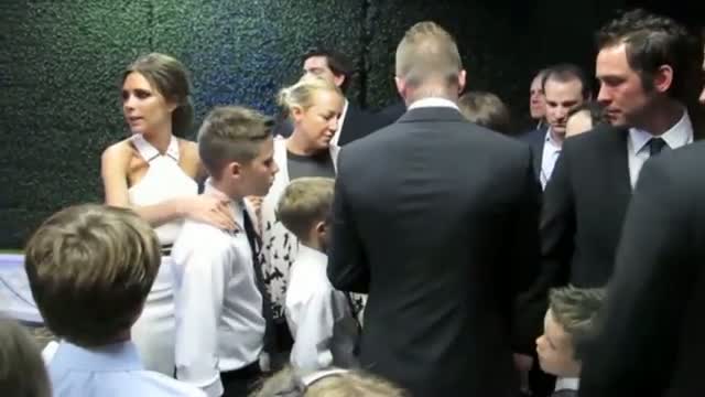 Watch The Beckham's Look Picture Perfect - Splash News Video