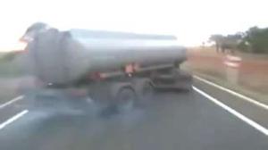 Watch Crazy Tank Truck Driver Video