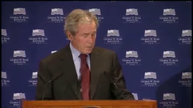 Watch Former President Bush Leads Immigration Forum Video