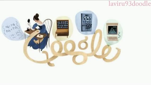 Watch Google Doodle honours Ada Lovelace Video