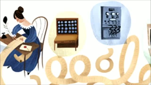 Watch Ada Lovelace honoured by Google doodle Video