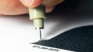 Watch Guy Draws His Father Using Ink Dots Video