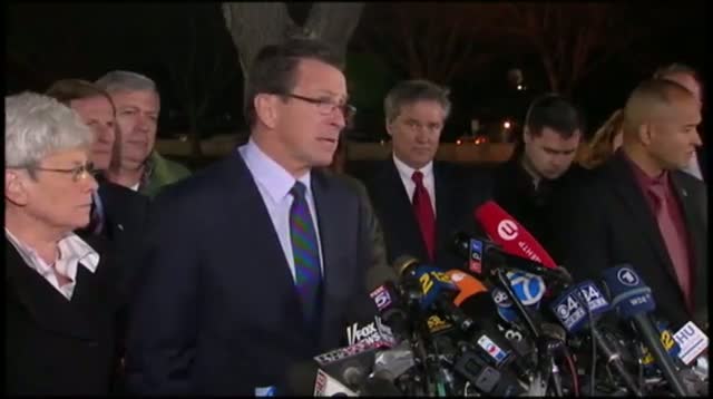 Watch Conn. Governor: 'Evil Visited This Community' Video