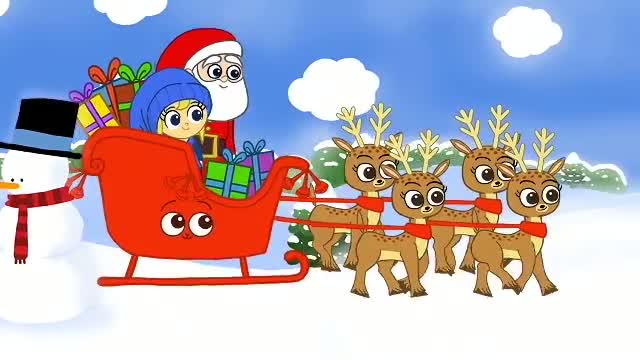 Watch Jingle Bells: Christmas Songs for Children - Jingle Bells Rhymes (Mila and magic pet version) Video