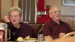 Watch Old Couple Struggles With Their Lines For TV Commercial Video
