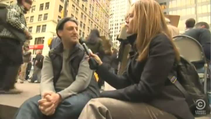 Watch The Daily Show Destroys OccupyWallStreet Video