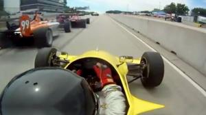 Watch Indy Car Race Crash POV Video