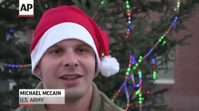 Watch Raw - Troops Celebrate Christmas in Afghanistan Video