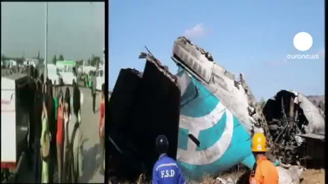 Watch Plane crash-lands on Myanmar road, 3 killed Video