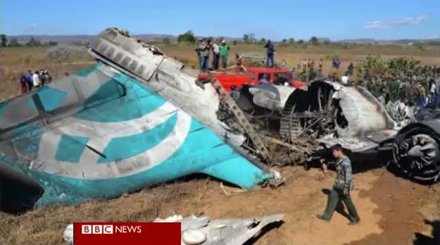 Watch Airliner Crash-Lands On Road In Central Myanmar Video