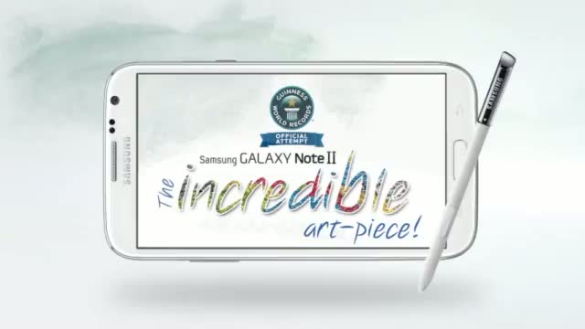Watch Samsung Galaxy Note II - Incredible Art Piece Video