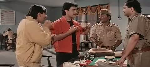 Watch Andaz Apna Apna - Comedy Scene - Aamir Khan and Salman Khan in Police Station Video