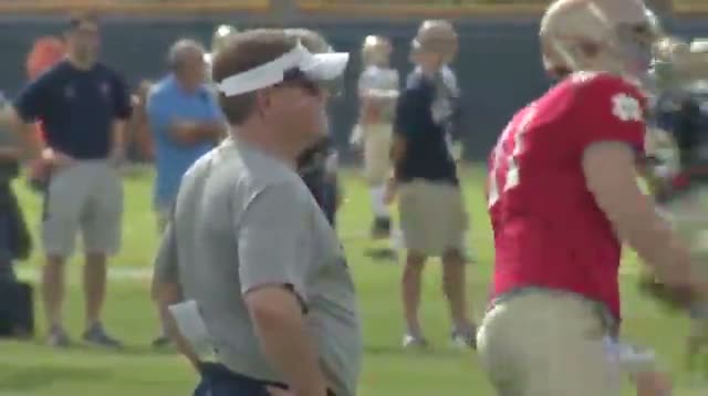 Watch Raw - Notre Dame Practices for BCS Championship Video