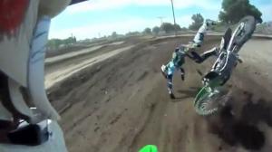 Watch Good Guy Dirtbiker Helps Out After Crash Video