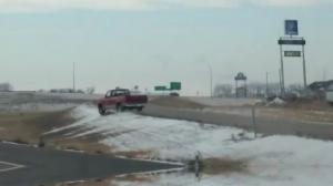 Watch Drunk Driver Gets Very Lucky Video