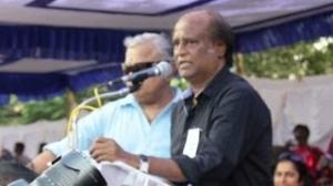 Watch Rajinikanth at Tamil Film Industry Hunger Strike Against Service Tax Stills Video
