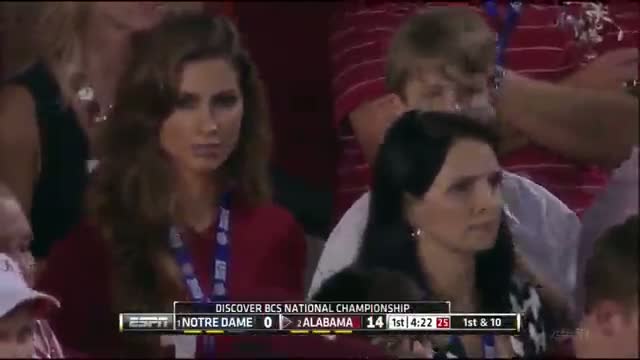 Watch Miss Alabama Katherine Webb: AJ McCarron's girlfriend scores thousands of new Twitter followers Video