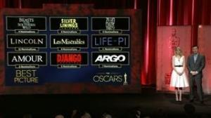 Watch Oscar Nominations 2013 Announcement: 'Lincoln' Leads With 12 Nods Video