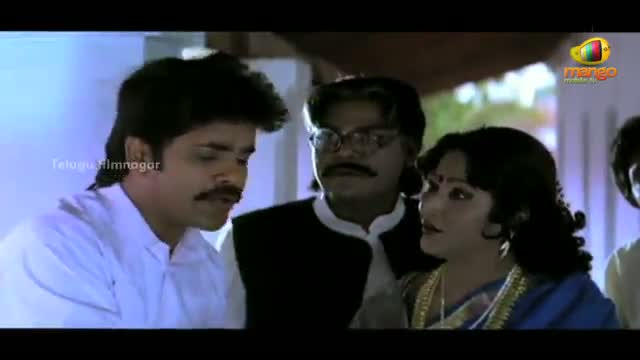 Watch Allari Alludu Movie Scenes - Nagarjuna trying to impress Vanisri - Nagma, Meena, Keeravani - Telugu Cinema Movies Video