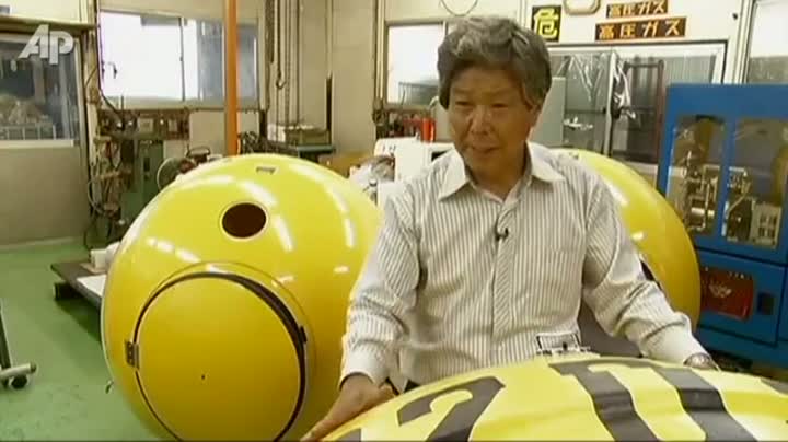 Watch Japanese Company Markets Tsunami Escape Pod Video