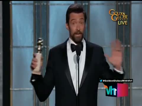 Watch Golden Globe 2013: Hugh Jackman wins Best actor Award Video