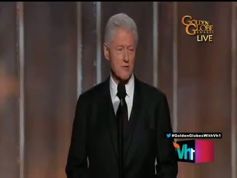 Watch Bill Clinton Rocks at Golden Globes 2013 Video