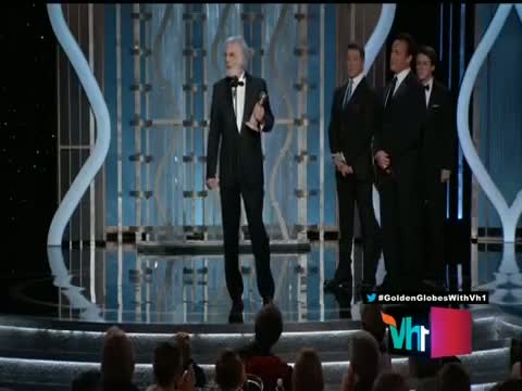 Watch Arnold and Sylvester Stallone together at Golden Globes 2013 Video