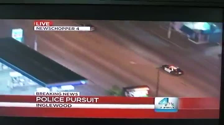 Watch Not Your Typical Police Chase Video