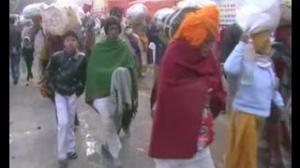 Watch Tread 20 Km Plus Barricade For A Dip At Kumbh - Maha Kumbh Mela 2013 Video