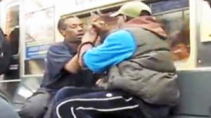 Watch Epic Drunk Subway Fight... Video