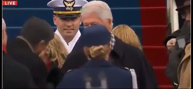 Watch Former president Bill Clinton & Hillary Clinton @ Presidential Inauguration 2013 Video