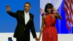 Watch Michelle Obama Dress by Jason Wu Shines at First Couple's Inaugural Dance Video